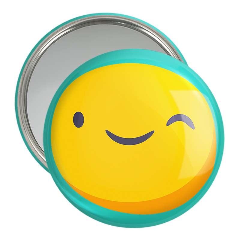 آینه جیبی خندالو مدل ایموجی Emoji  کد 3007