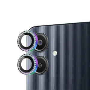 محافظ لنز دوربین گوف مدل رینگی نگین دار مناسب برای گوشی موبایل سامسونگ Galaxy A06