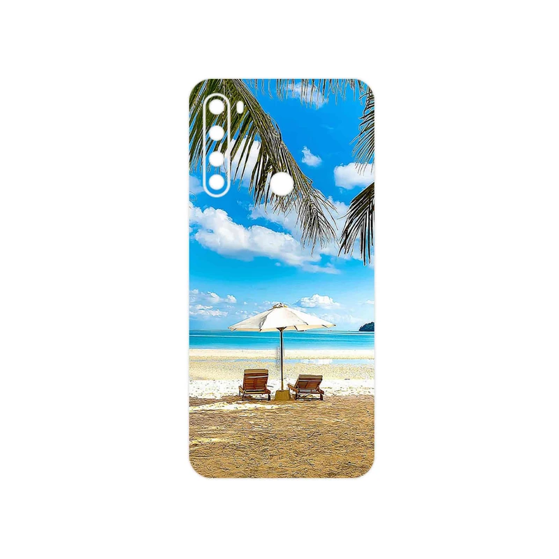 برچسب پوششی ماهوت مدل Beach مناسب برای گوشی موبایل شیائومی Redmi Note 8 2021