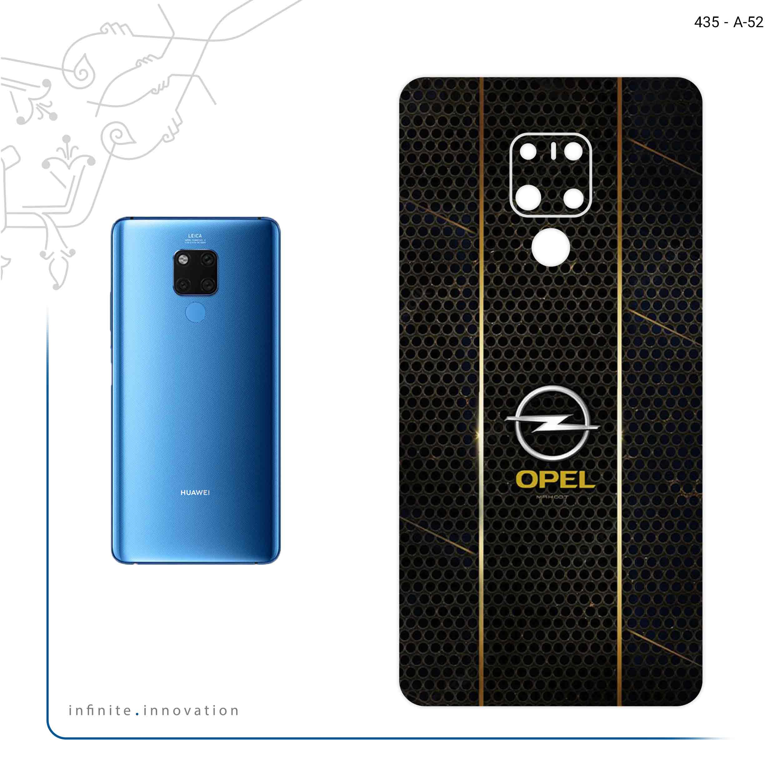 برچسب پوششی ماهوت مدل OPEL مناسب برای گوشی موبایل هوآوی Mate 20 X