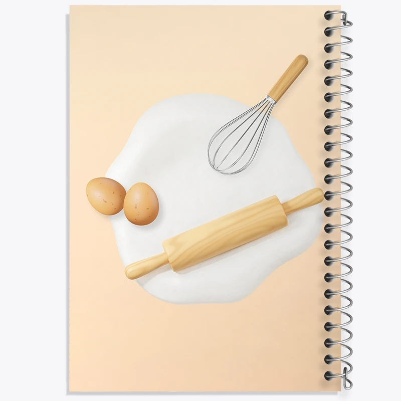 دفتر نقاشی 50 برگ خندالو طرح شیرینی پزی کد F2796