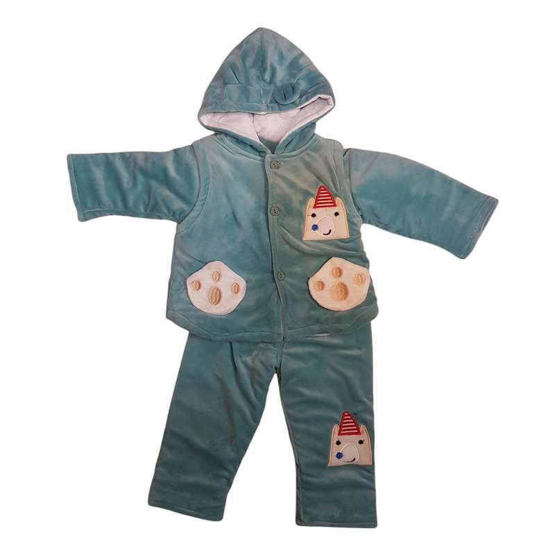 ست سویشرت و شلوار نوزادی مدل ASH804