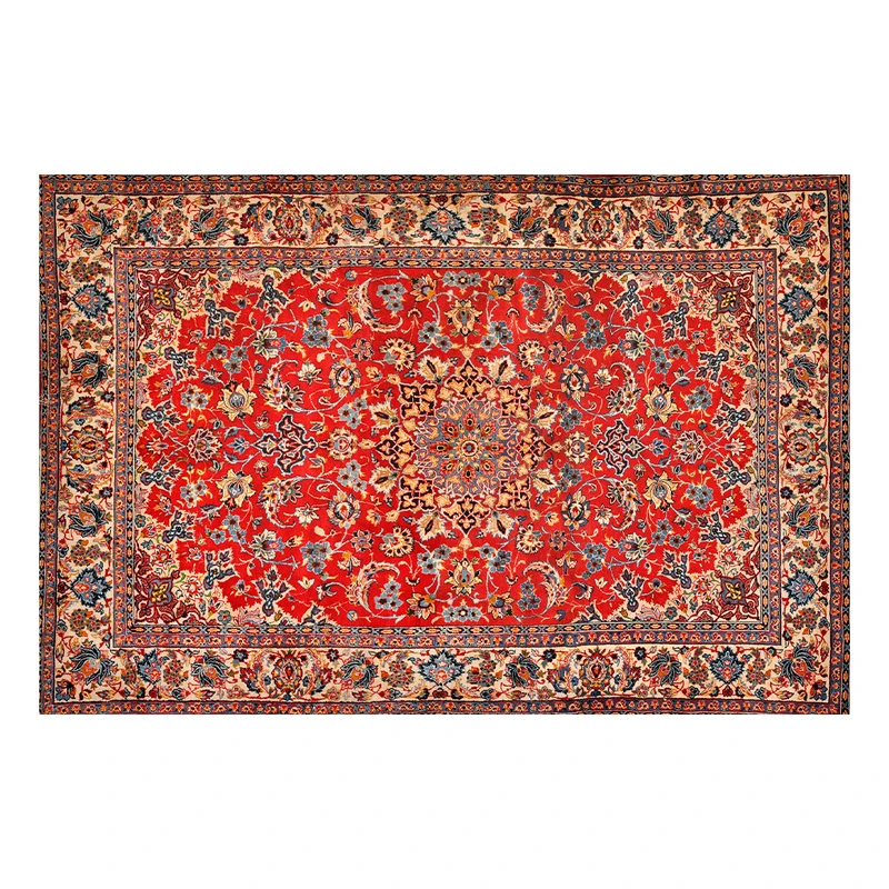 فرش پارچه‌ای مدل فرشینه طرح قالیچه ایرانی کد AR3060311