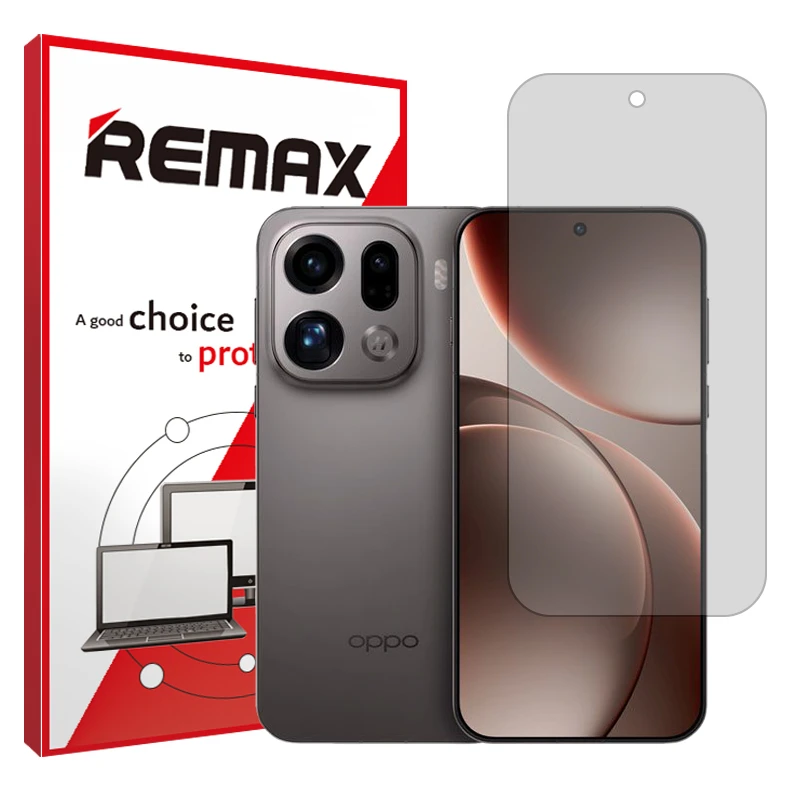 محافظ صفحه نمایش شفاف ریمکس مدل تمام صفحه مناسب برای گوشی موبایل اوپو Find X9 Pro