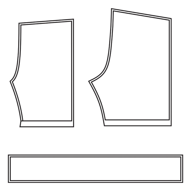 الگو شلوارک مردانه متد متریک مدل 115.50 سایز 50
