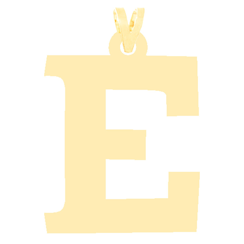 آویز گردنبند طلا 18 عیار زنانه کرابو طرح E مدل Kr3606