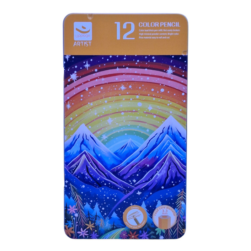 مداد رنگی 12 رنگ آپیچ مدل 1214