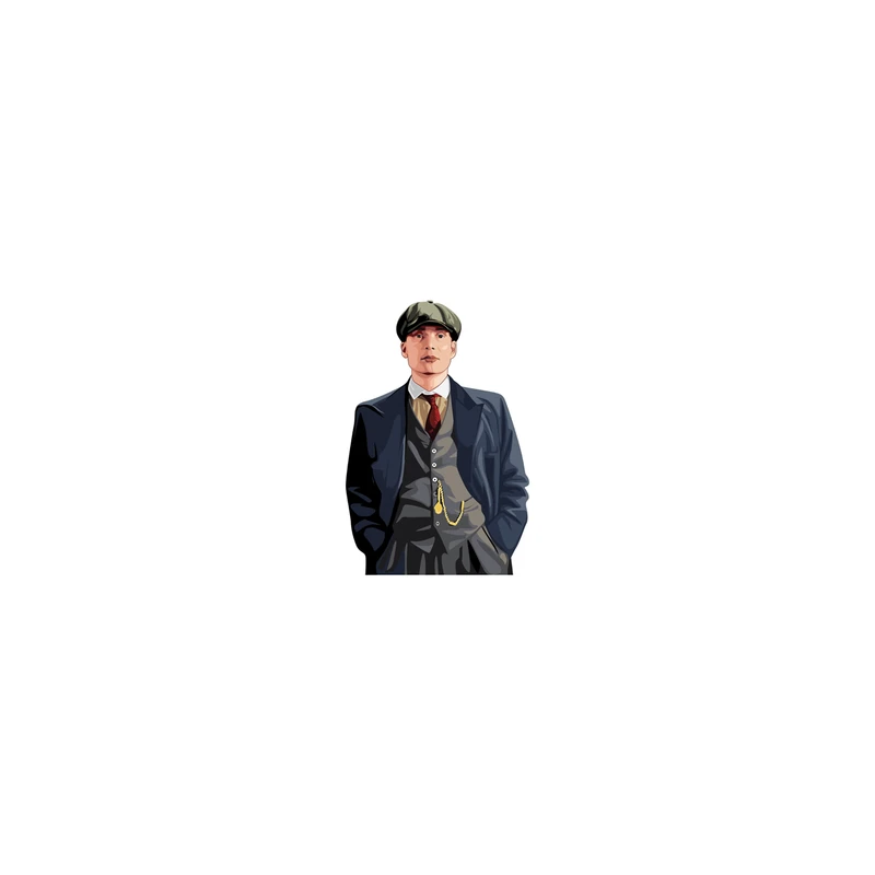استیکر تزئینی موبایل و تبلت لولو مدل تامی شلبی سریال PEAKY BLINDERS کد 117