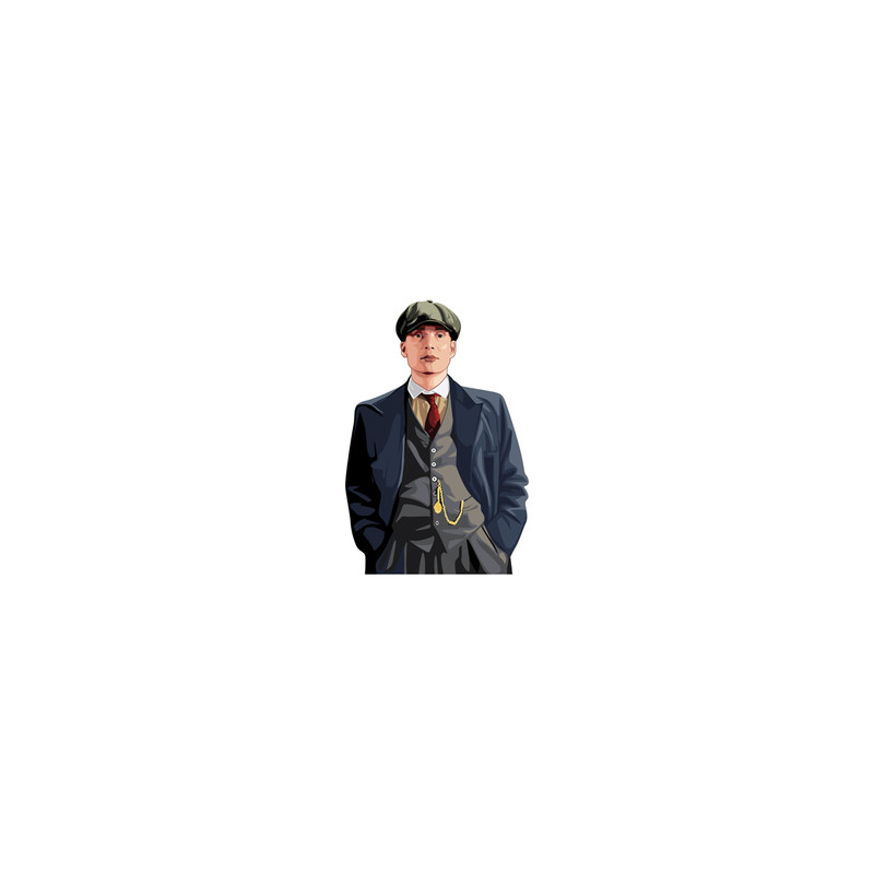 استیکر تزئینی موبایل و تبلت لولو مدل تامی شلبی سریال PEAKY BLINDERS کد 117