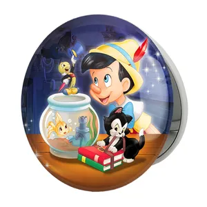 آینه جیبی خندالو طرح پینوکیو Pinocchio مدل تاشو کد 4567 