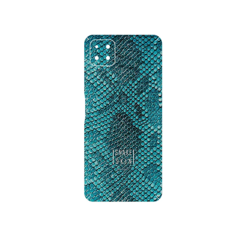 برچسب پوششی ماهوت مدل Blue Snake Skin مناسب برای گوشی موبایل هوآوی Nova Y60