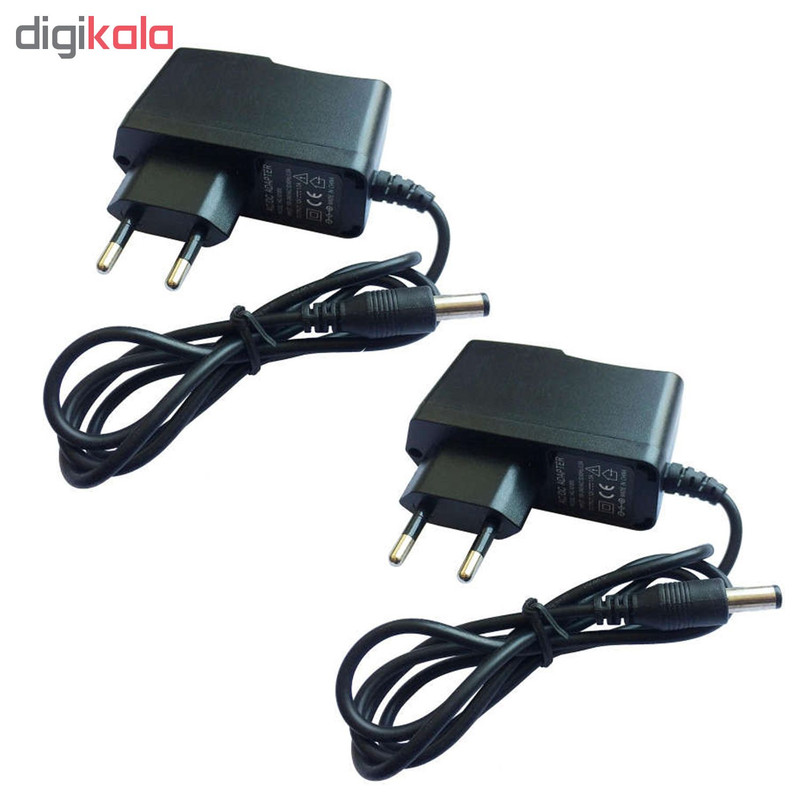 آداپتور 12 ولت 1 آمپر مدل HC-121000 بسته 2 عددی