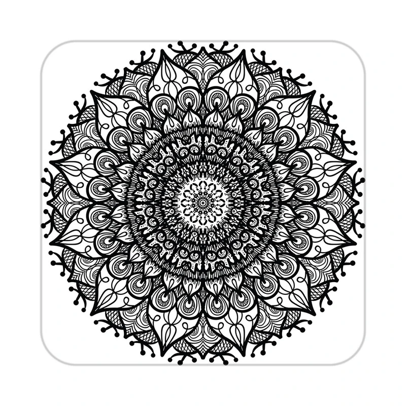 زیر لیوانی کاکتی طرح اسلیمی مدل mg10335