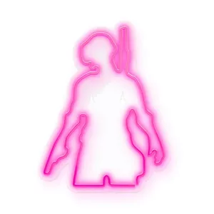 چراغ نئونی دیواری آرن تیم طرح کارکتر پاب‌ جی