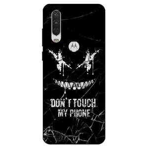Megafone Dont touch my phone 1884 Cover For Motorola Moto One Action