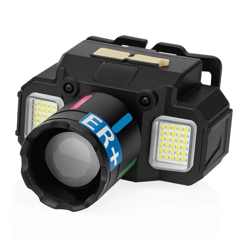 چراغ پیشانی ای آر پلاس مدل 632 با نور مهتابی