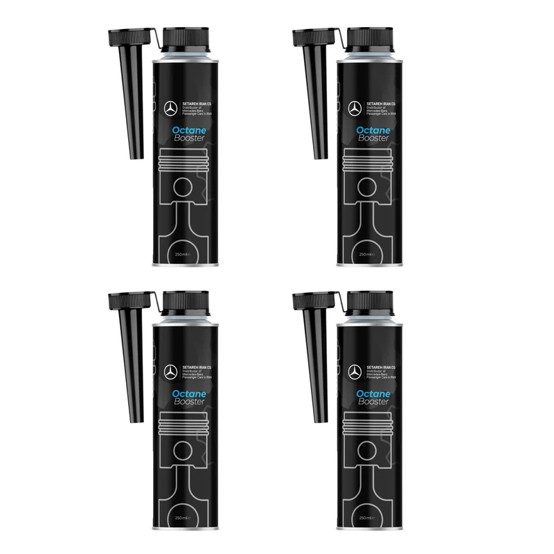 مکمل سوخت خودروهای بنزینی مرسدس بنز مدل MB-OC100BV 4X حجم 250 میلی لیتر بسته 4 عددی 