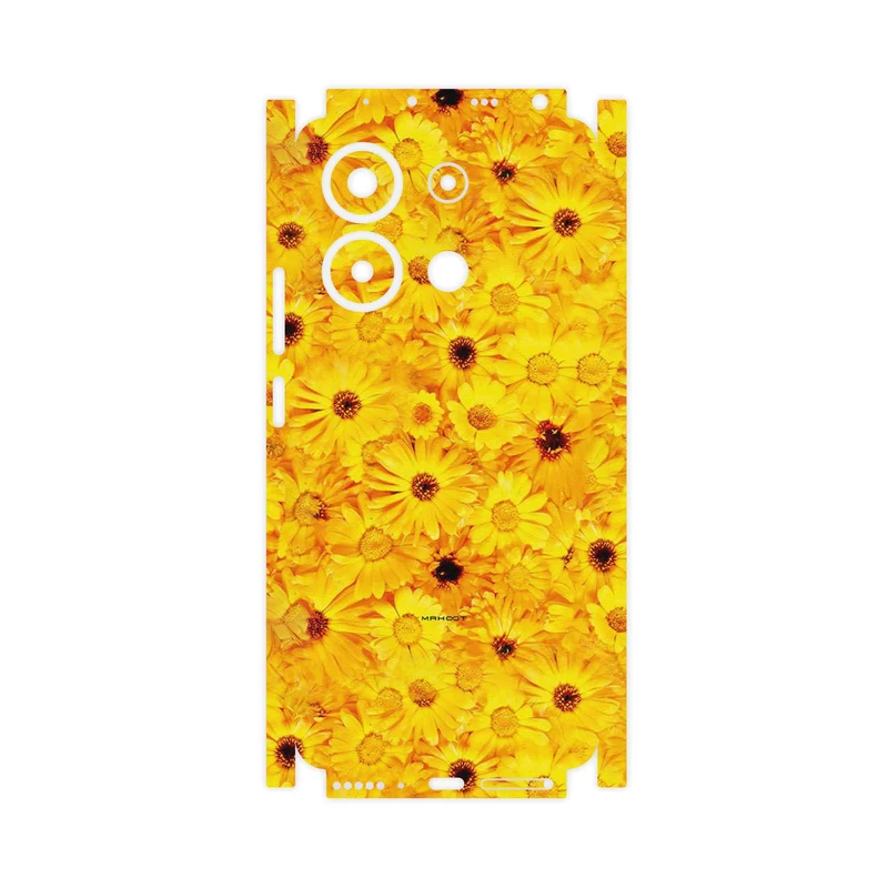 برچسب پوششی ماهوت مدل Yellow_Flower-FullSkin مناسب برای گوشی موبایل شیائومی Redmi Note 13 4G