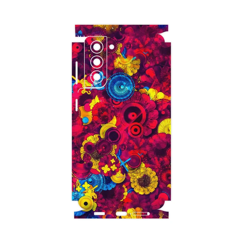 برچسب پوششی ماهوت مدل Vector Flower Garden Digital Art-FullSkin مناسب برای گوشی موبایل سامسونگ Galaxy S21 5G