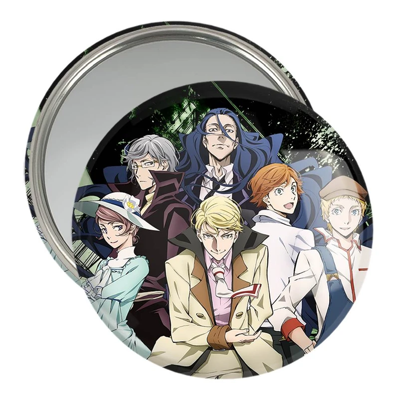 آینه جیبی خندالو مدل انیمه سگ های ولگرد بانگو  کد 11780