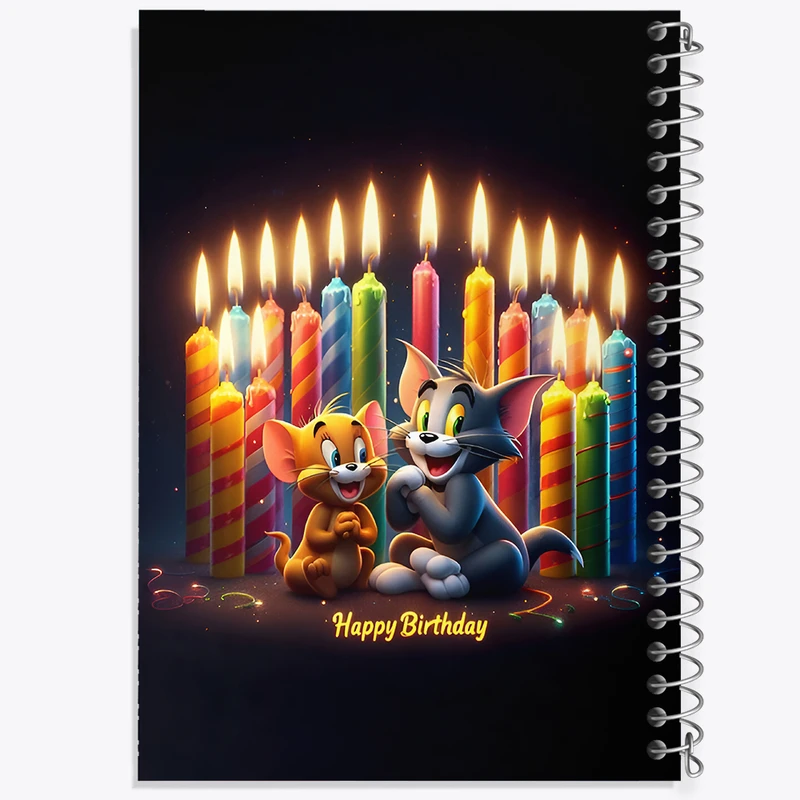 دفتر شطرنجی 50 برگ خندالو طرح تولدت مبارک کد F6542