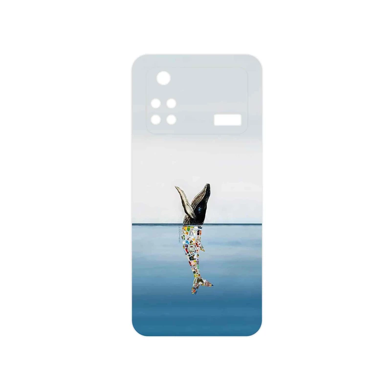 برچسب پوششی ماهوت مدل Collage of Sea Trash مناسب برای گوشی موبایل شیائومی Poco M4 Pro 4G