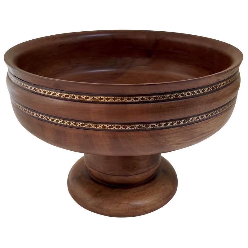 میوه خوری چوبی مدل خاتم کد L-KH500