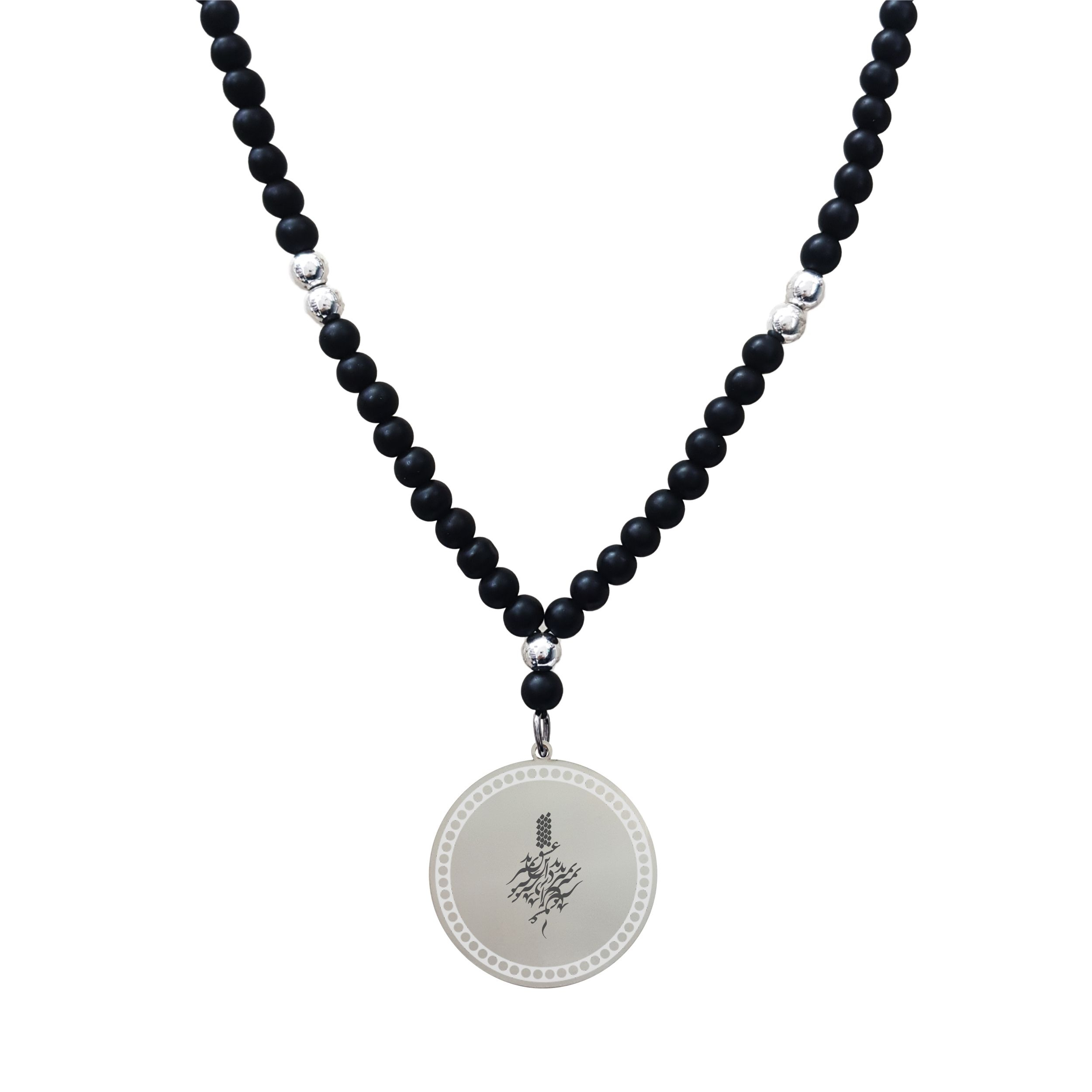 گردنبند مردانه ترمه 1 مدل شعر کد OXS1282