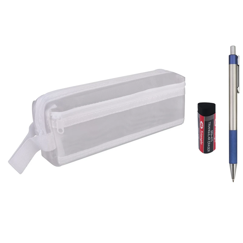 جامدادی مدل bluma_206 به همراه مداد نوکی و پاک کن