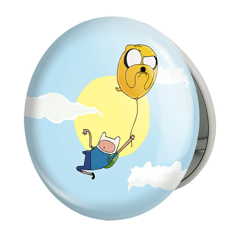 آینه جیبی خندالو طرح جیک و فین وقت ماجراجویی Adventure Time مدل تاشو کد 20822 