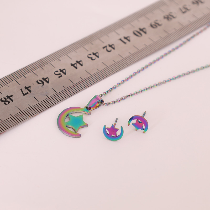 نیم ست زنانه ماصرم طرح ماه و ستاره کد NS7018