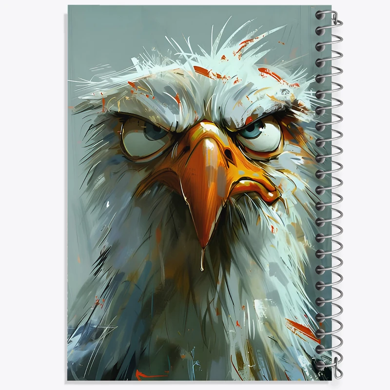 دفتر شطرنجی 50 برگ خندالو طرح عقاب خنگ کد F6601