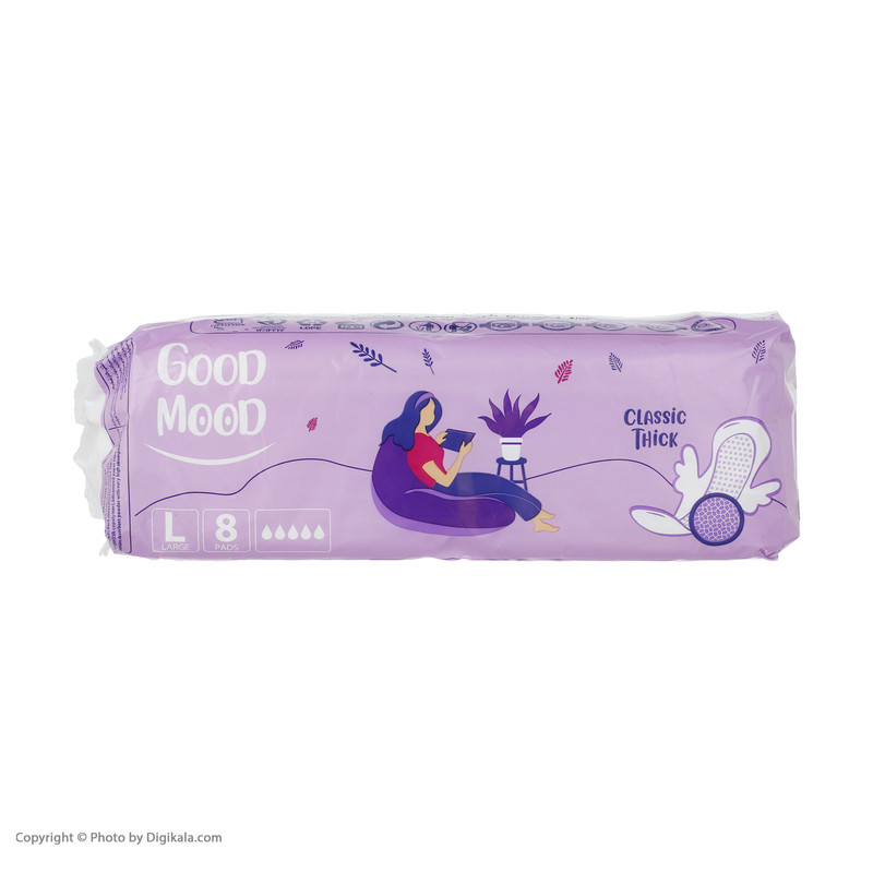 نوار بهداشتی گود مود مدل classic thick بسته 8 عددی