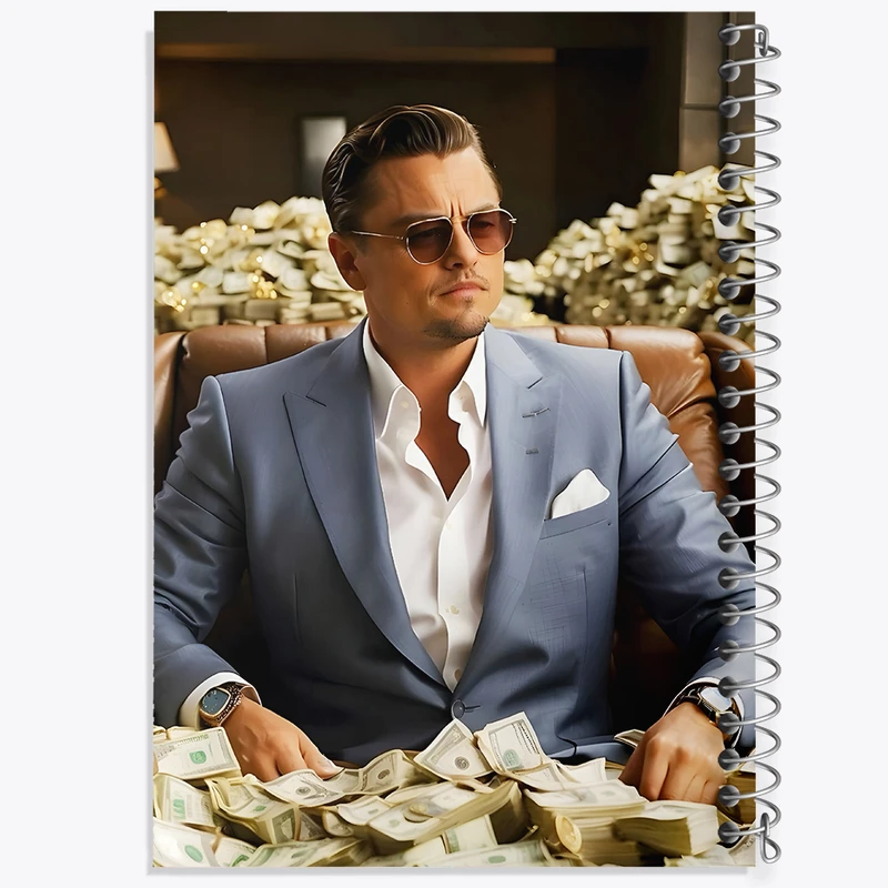 دفتر نقاشی 50 برگ خندالو طرح لئوناردو دی‌کاپریو (Leonardo DiCaprio) کد N5737