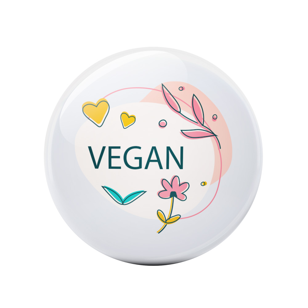 آینه جیبی پیکسل میکسل طرح Vegan مدل 50MB-ACVN010