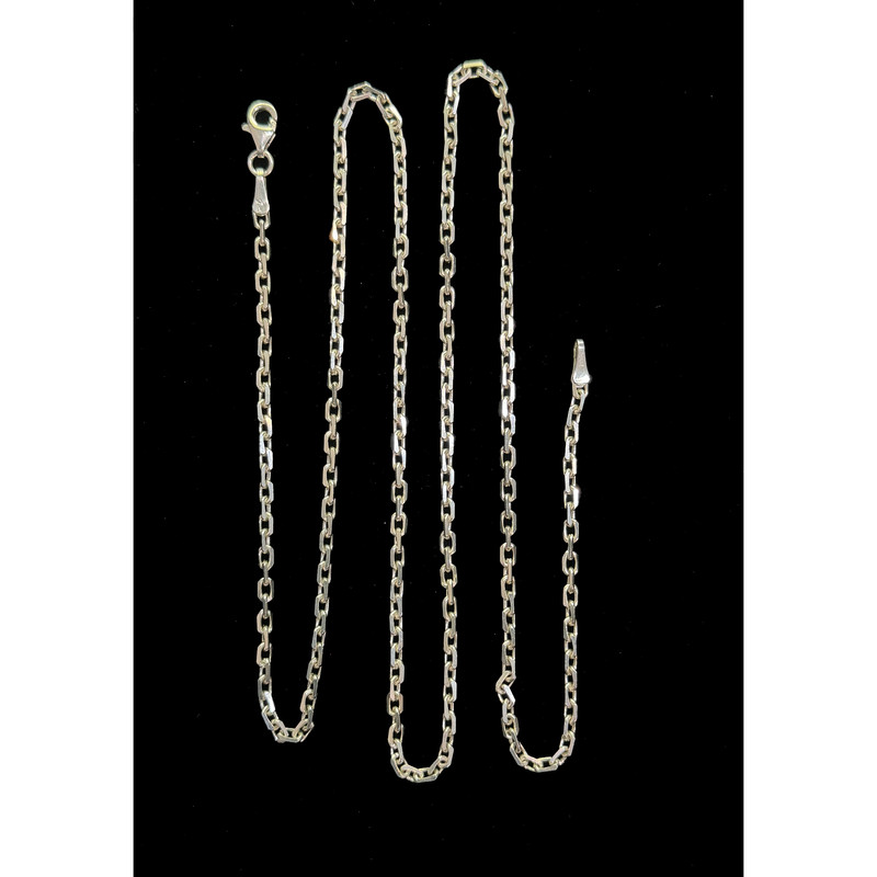 زنجیر نقره مردانه مدل دیپلمات کد 8.71