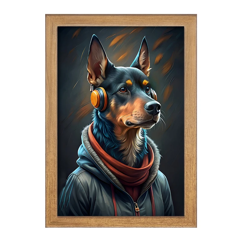 تابلو خندالو مدل سگ (Dog) کد F7081