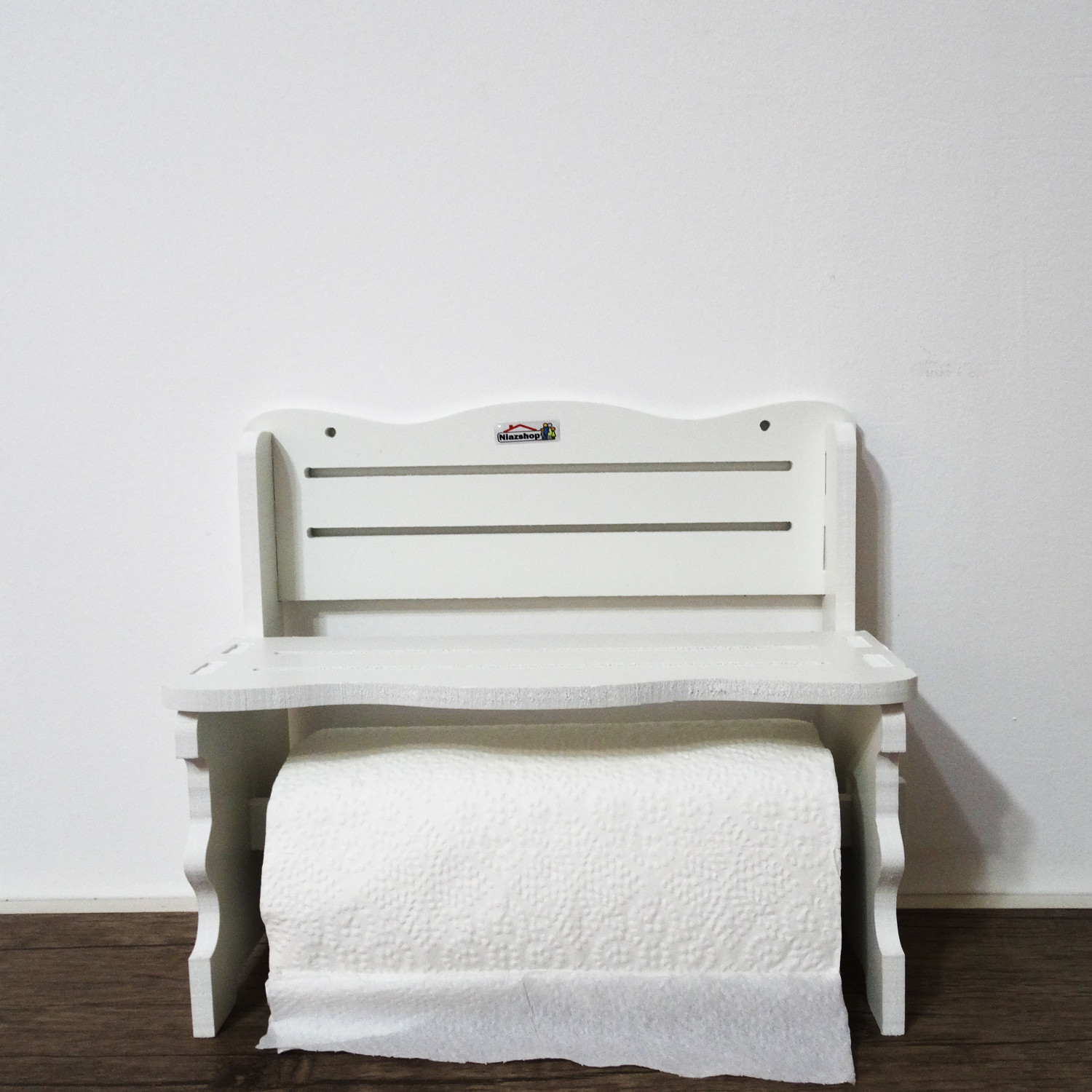 پایه رول دستمال نیازشاپ مدل نیمکت کد NP4468 پایه رول دستمال نیازشاپ مدل نیمکت کد NP4468