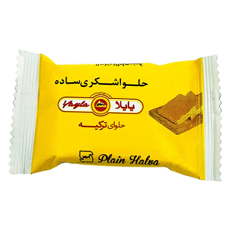 حلوا شکری ساده یایلا - 50 گرم  بسته 24 عددی