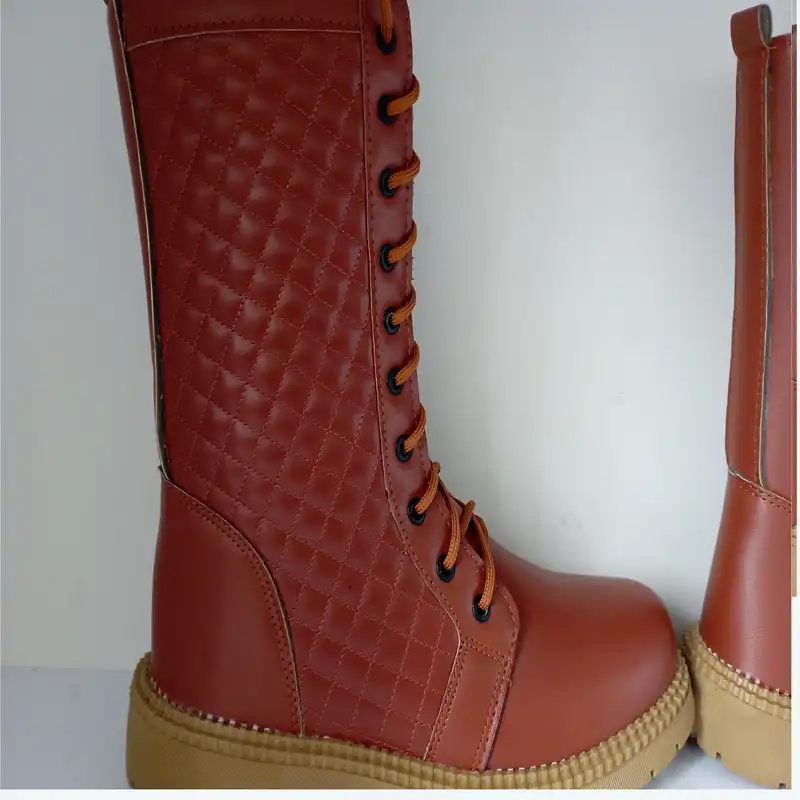 بوت زنانه مدل A-37 کد 31 رنگ زرشکی