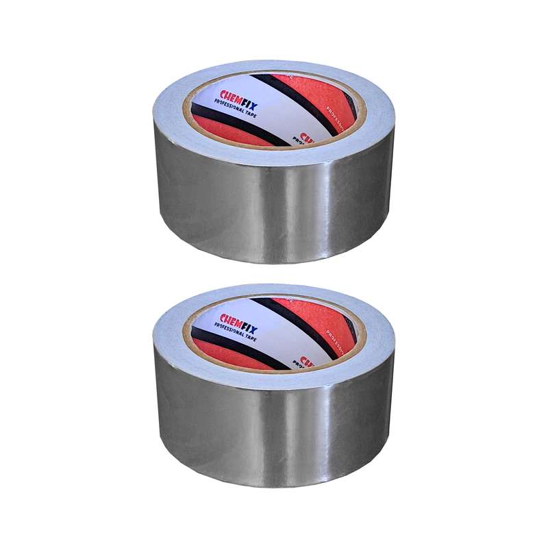 نوار چسب آلومینیوم چمفیکس مدل N25 عرض 5 سانتی متر بسته 2 عددی نوار چسب آلومینیوم چمفیکس مدل N25 عرض 5 سانتی متر بسته 2 عددی