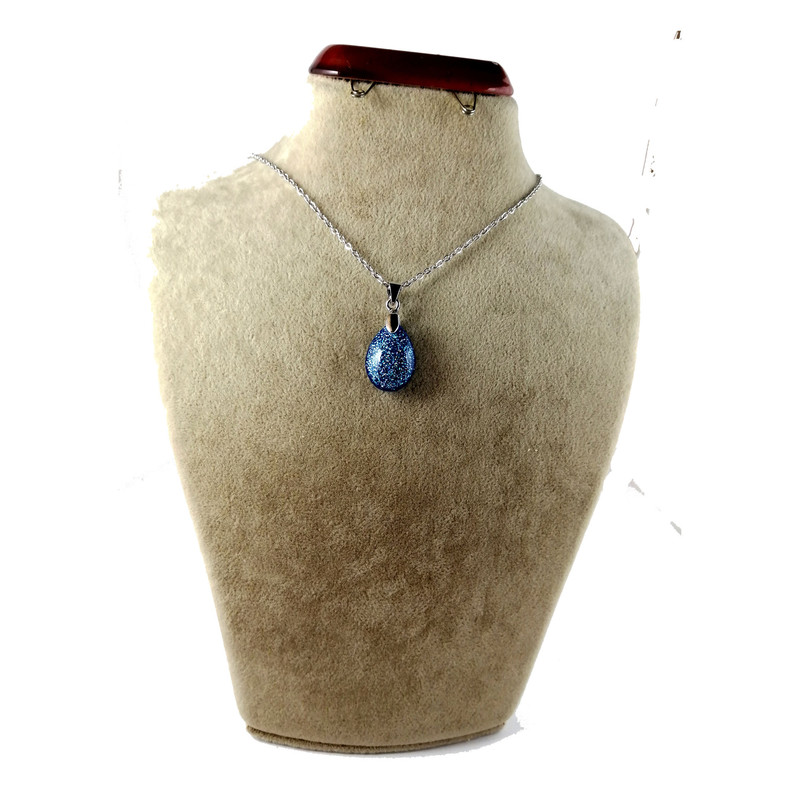 گردنبند دخترانه مدل اشکی رزینی گردنبند دخترانه مدل اشکی رزینی