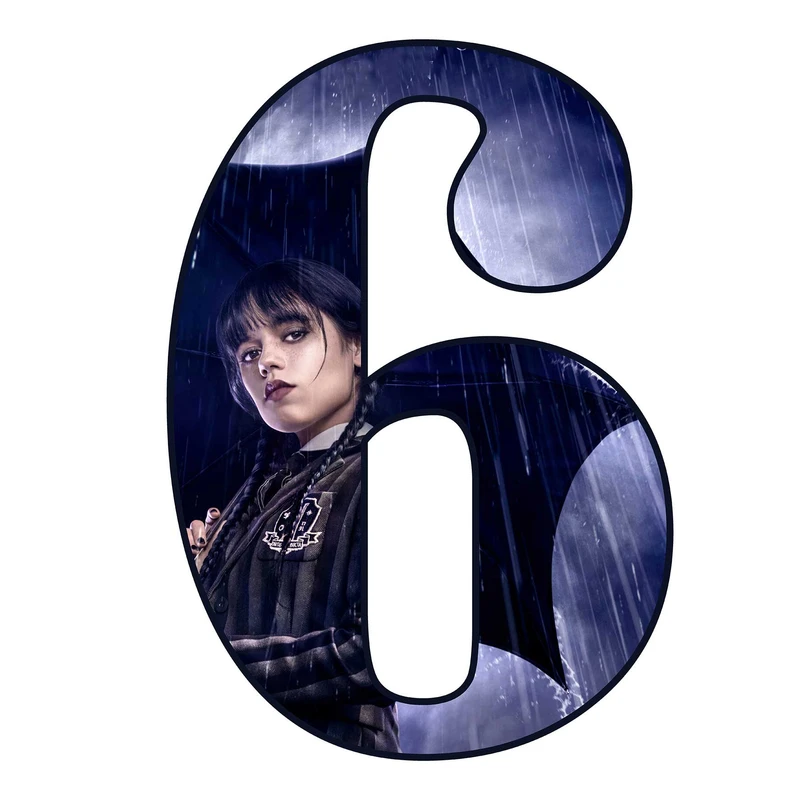 استند رومیزی مدل عدد 6 طرح ونزدی کد 1719