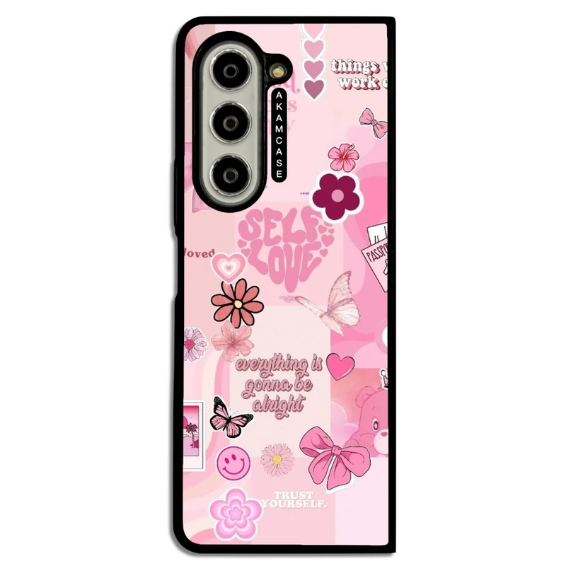 کاور آکام مدل AMC-WSGZFOLD5-PINK-7 مناسب برای گوشی موبایل سامسونگ Galaxy Z Fold 5
