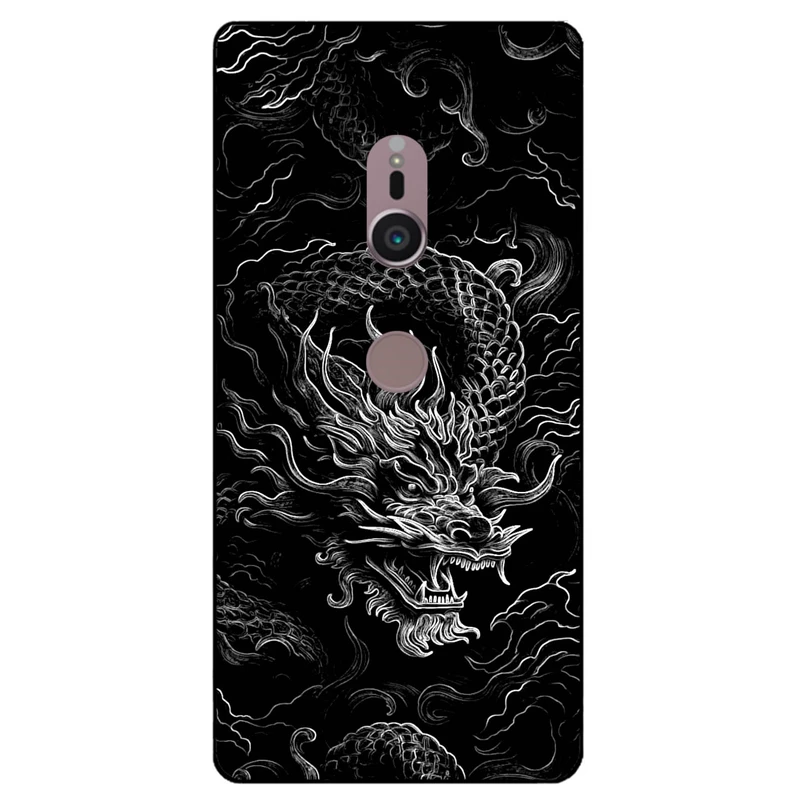 کاور مگافون طرح اژدها مدل 1897 مناسب برای گوشی موبایل سونی Xperia XZ2 