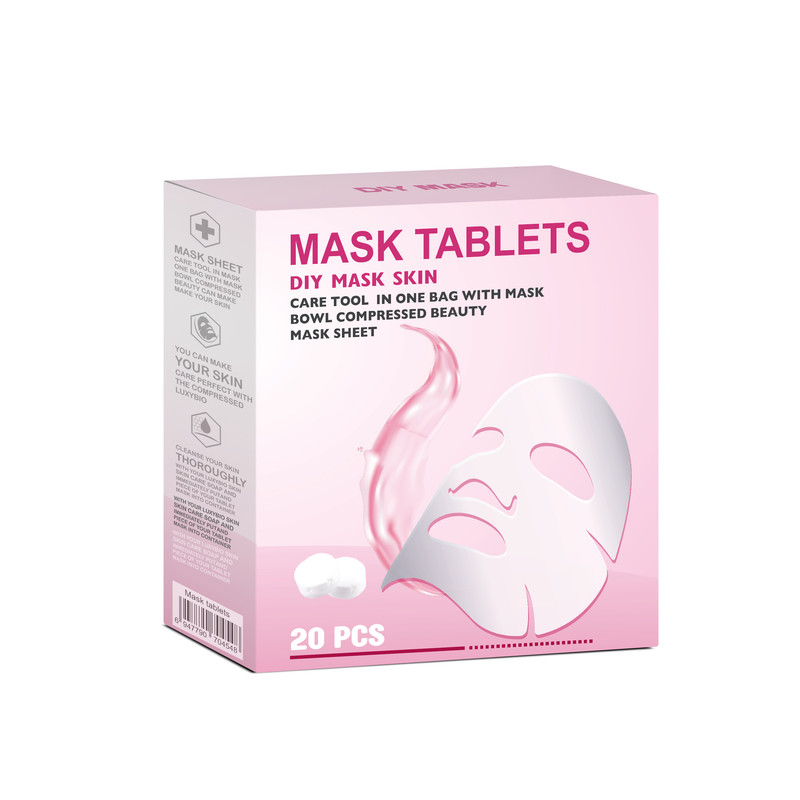 قرص ماسک ورقه ای صورت تابلتس مدل tablets بسته 20 عددی