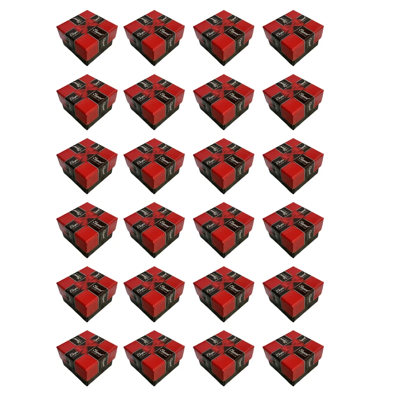 جعبه انگشتر مدل مقوایی کد ZBHA06 بسته ۲۴ عددی