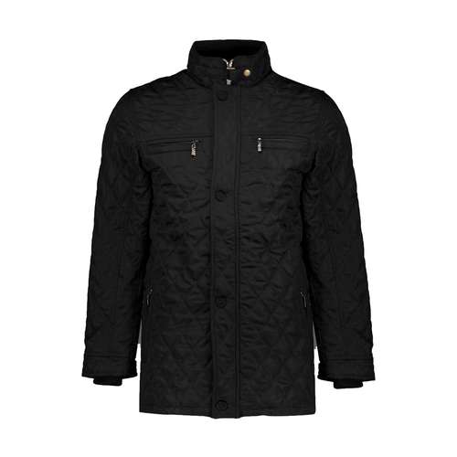 کاپشن مردانه پاتن جامه مدل 111021000343846 شمعی رنگ مشکی