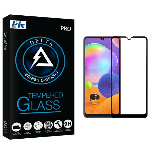 محافظ صفحه نمایش پی کی مدل Delta Glass مناسب برای گوشی موبایل سامسونگ Galaxy A31