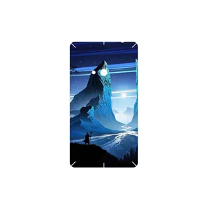 MAHOOT Blue Mountains Digital Art Cover Sticker for Nokia Lumia 625
